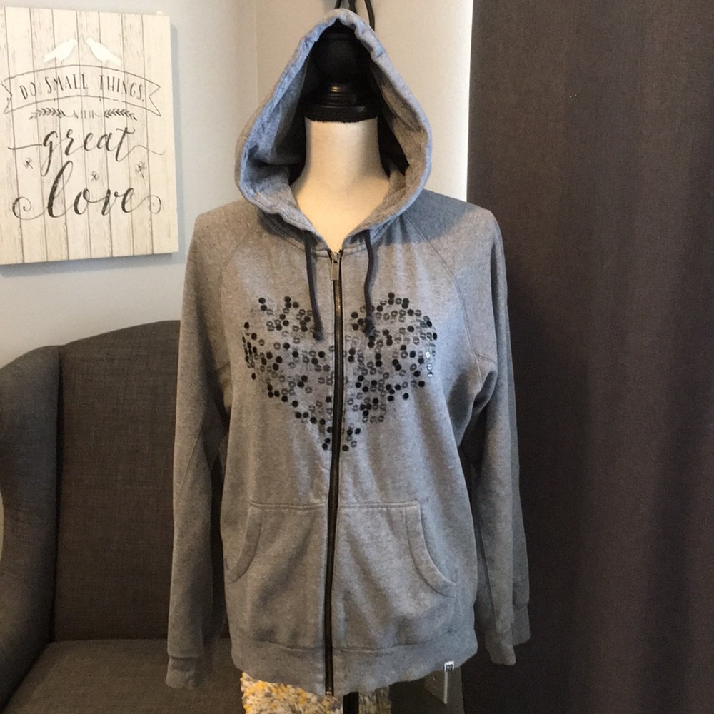 Roxy Full Zip Hoodie heart